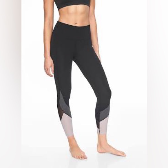 Athleta colorblock salutation leggings size small - Picture 1 of 6